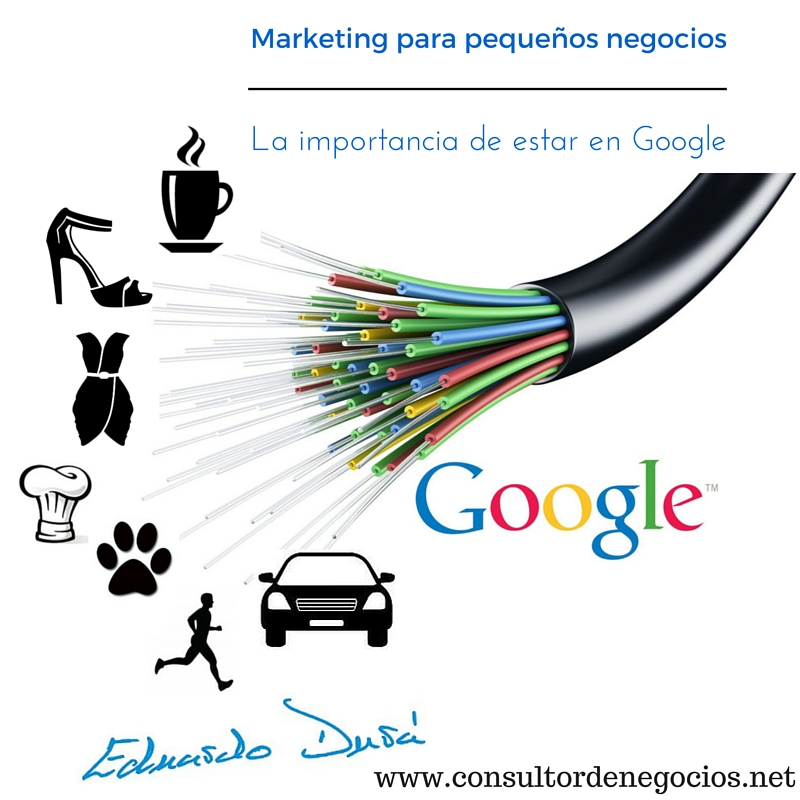 Marketing para pequeños negocios. La importancia de estar en Google