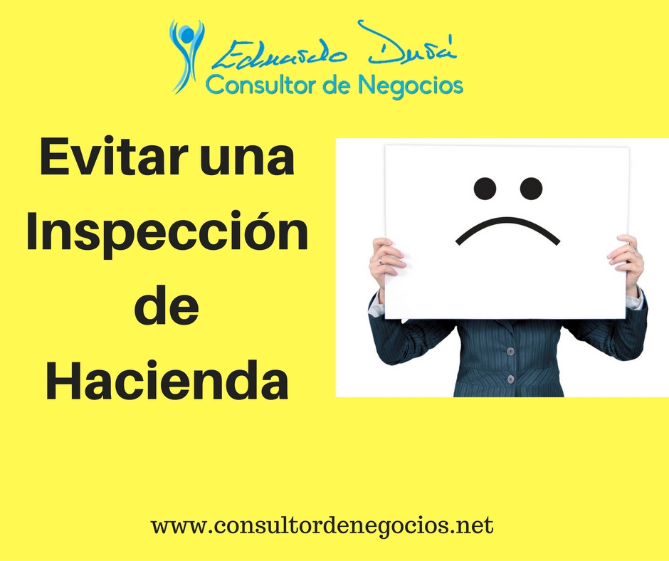 Evitar una Inspeccion de Hacienda