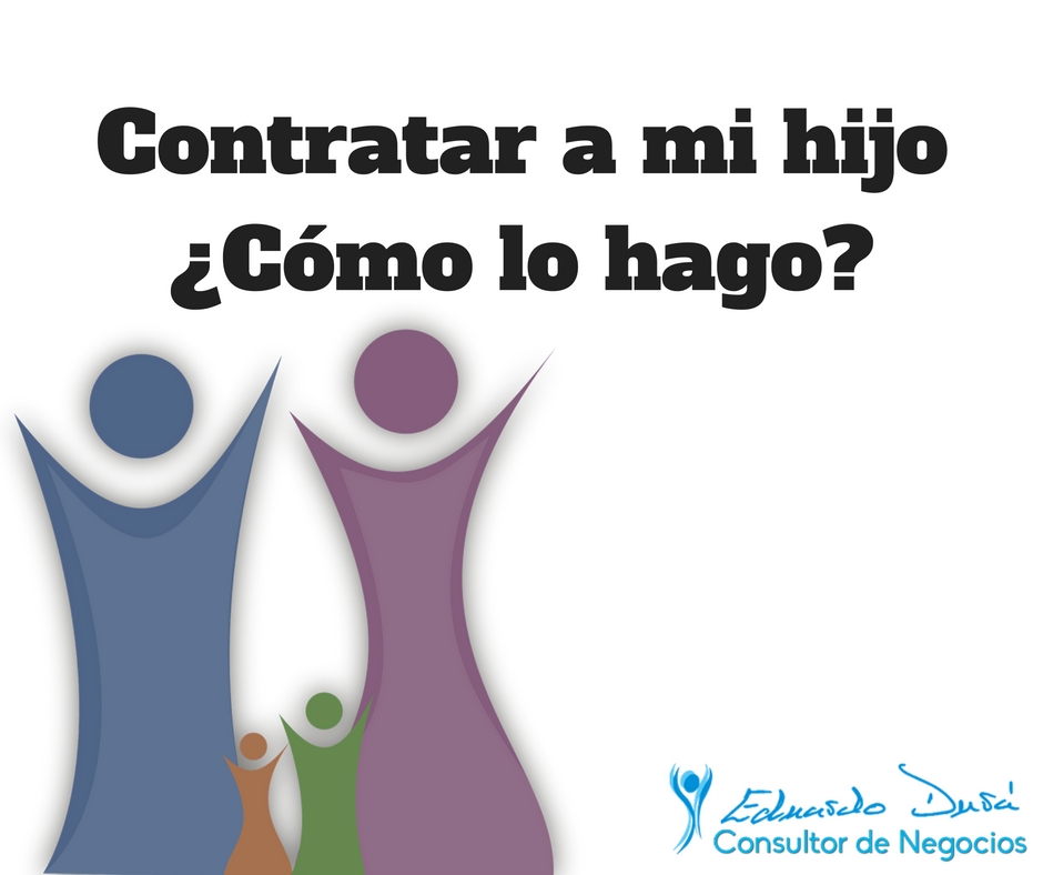 contratar a mi hijo