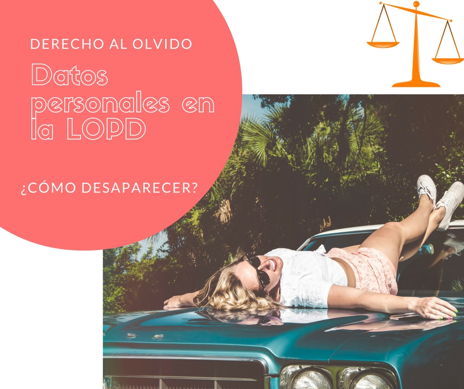 Derecho al olvido