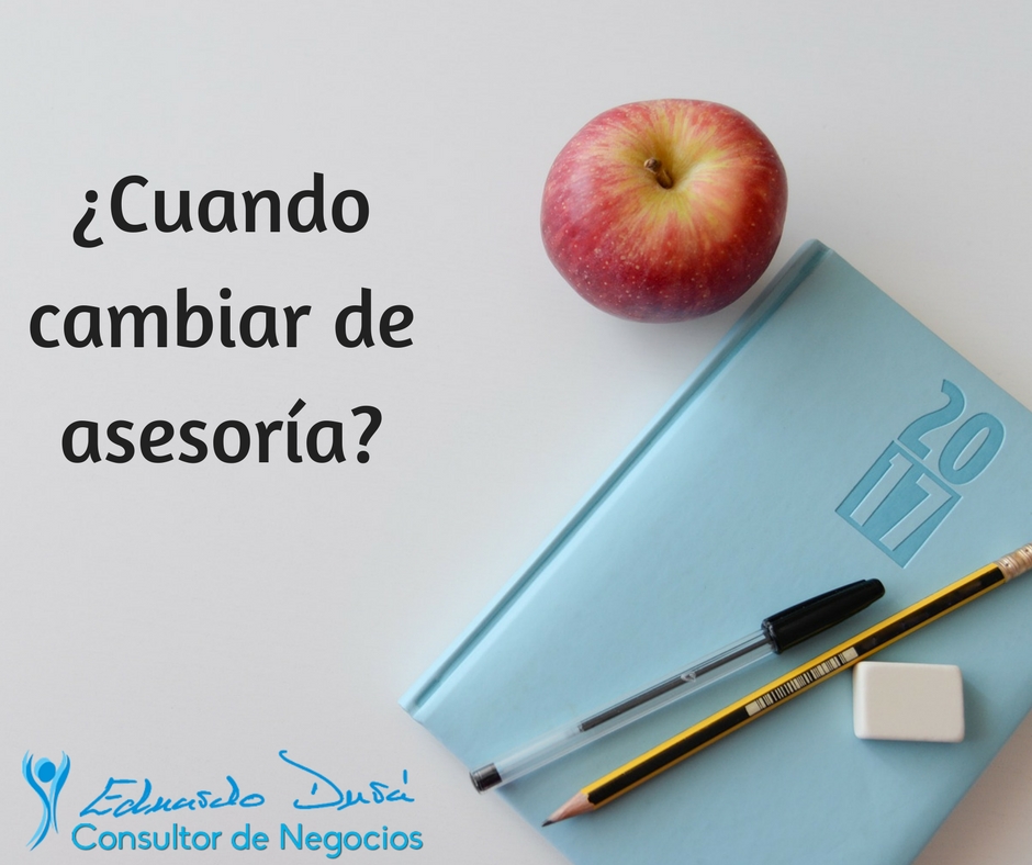 ¿Cuando cambiar de asesoría-