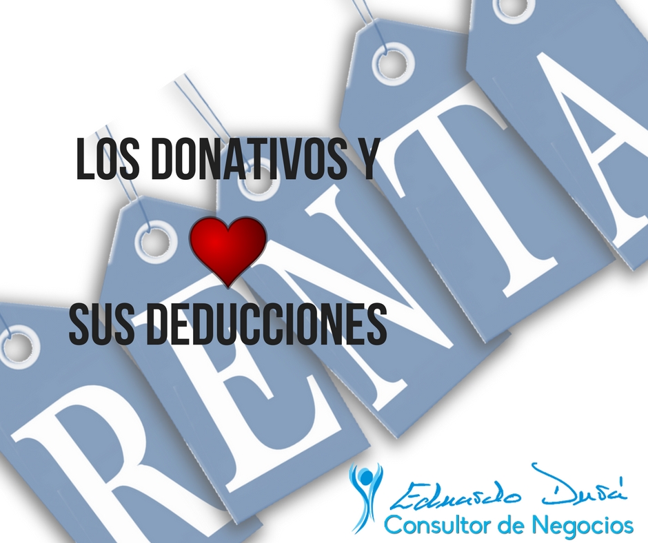 Los donativos y sus deducciones