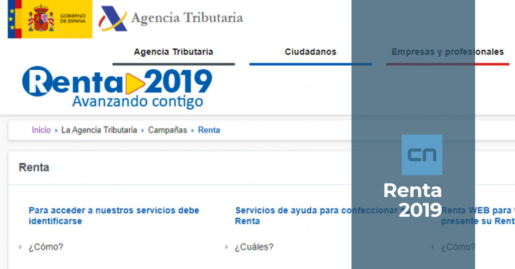 Novedades Renta 2019